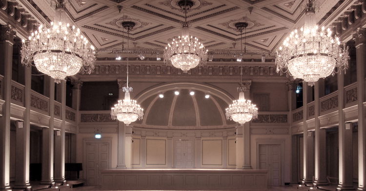 Bilde fra Gamle Logens store sal